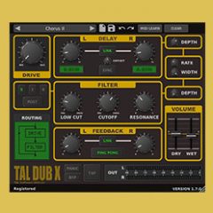 دانلود نسخه جدید پلاگین Togu Audio Line TAL-Dub-X v1.8.2 (WIN/OSX)-R2R