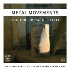 دانلود بانک صدای افکت صوتی Just Sound Effects Metal Movements QUAD Version WAV