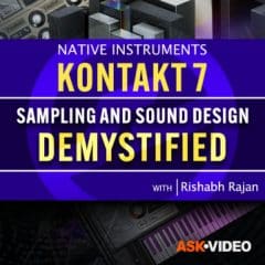 دانلود آموزش Ask Video Kontakt 7 301 Sampling and Sound Design Demystified TUTORiAL