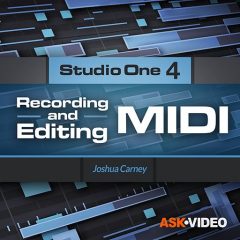 دانلود آموزش استودیو وان Ask Video Studio One 4 102 Recording and Editing MIDI